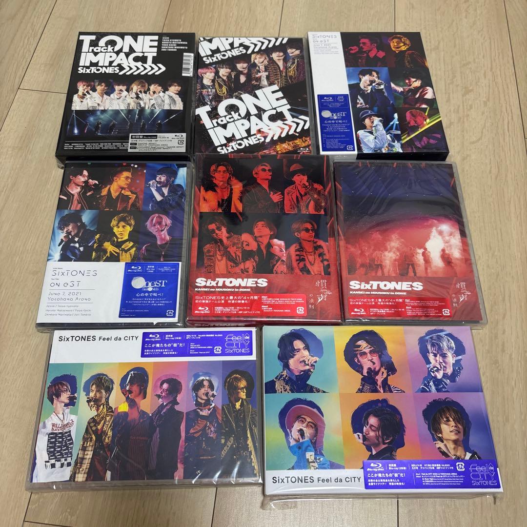 SixTONES ライブ Blu-Ray 円盤 8本セット 新品未開封含む