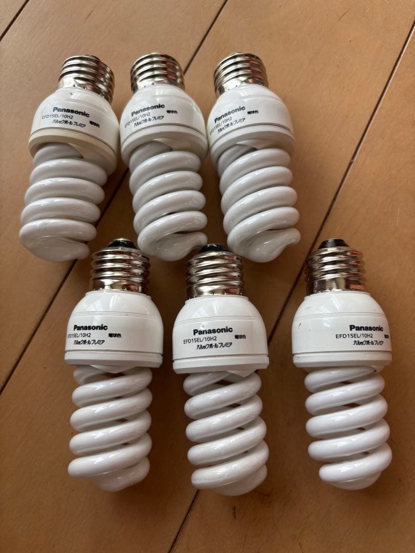 中古 Panasonic EFD15EL/10H2 蛍光灯 9個セット