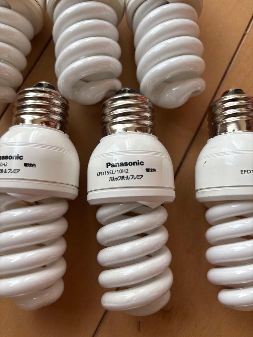 中古 Panasonic EFD15EL/10H2 蛍光灯 9個セット