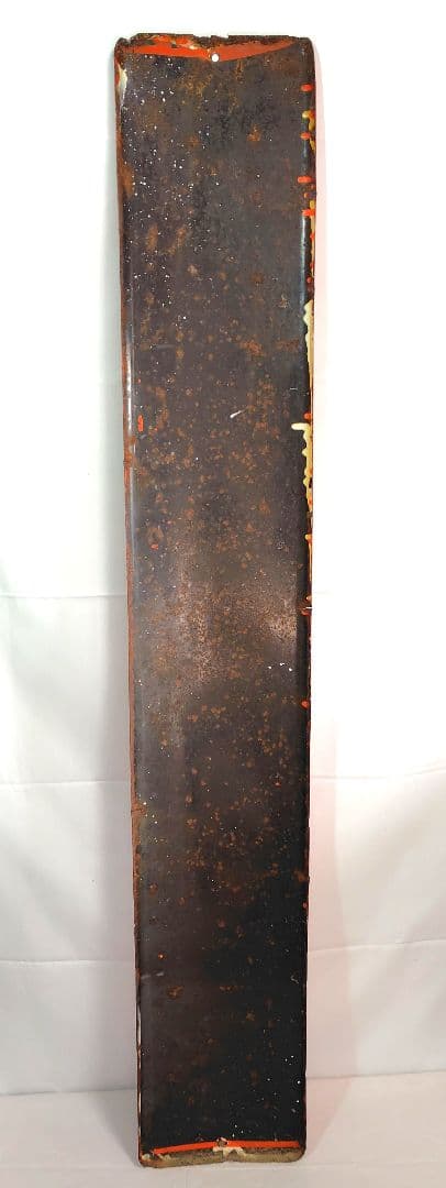 キングウイスキー 長尺 ホーロー看板 昭和レトロ 当時物 琺瑯看板 アンティーク