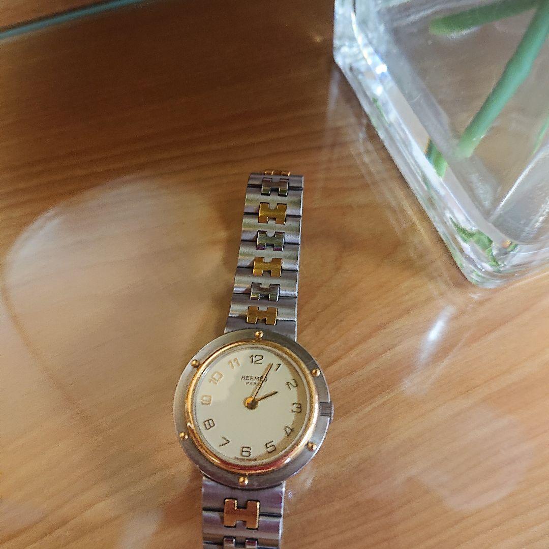 値下げしました【HERMES】エルメス オリンピア クォーツ腕時計　レディース♪