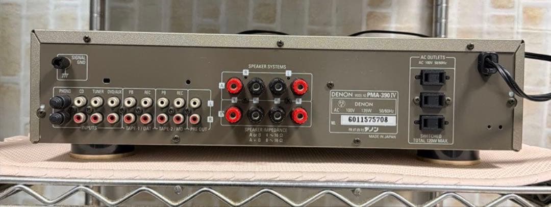 モリゾウ【動作確認済・リモコン無】 DENON PMA-390 IV