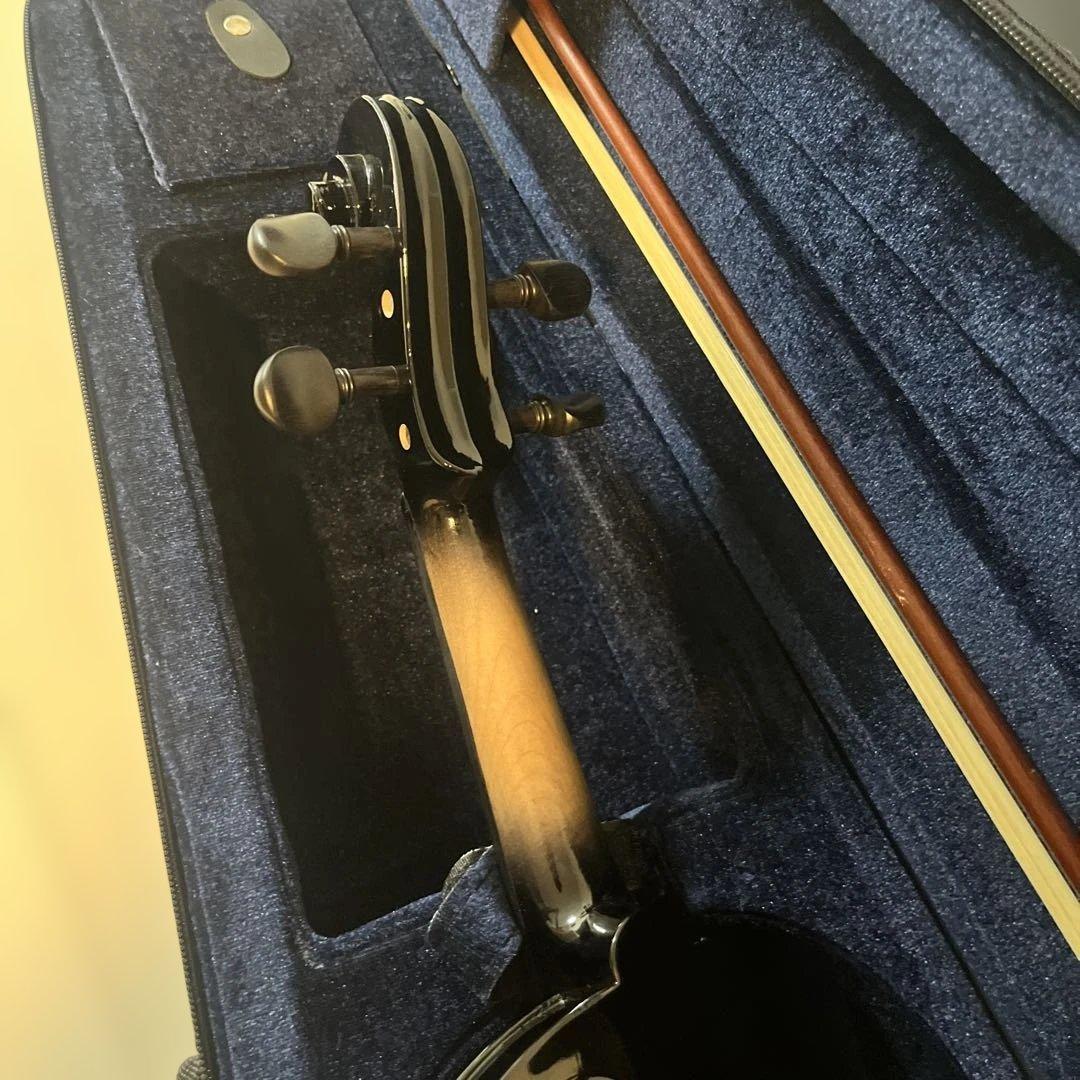 PLAYTECH PSV100BK エレクトリックバイオリン 4/4 ブラック