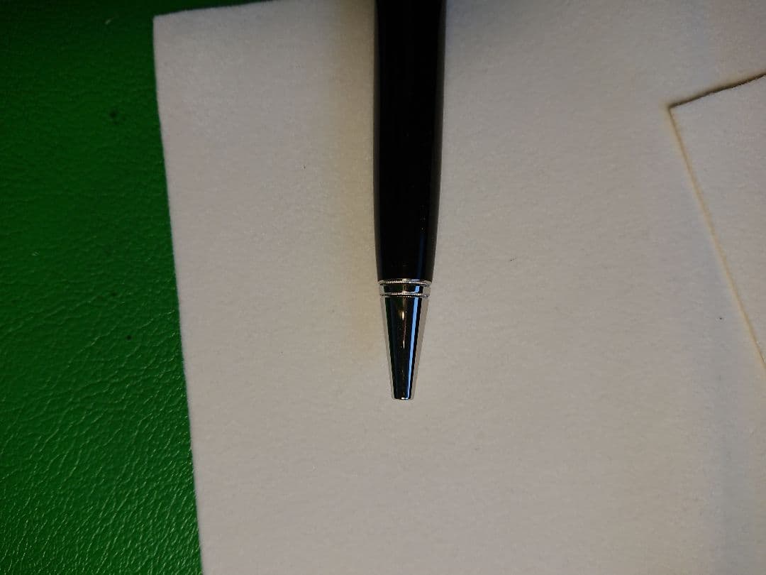 MONTBLANC カラヤン 黒いボールペン メタルクリップ付き