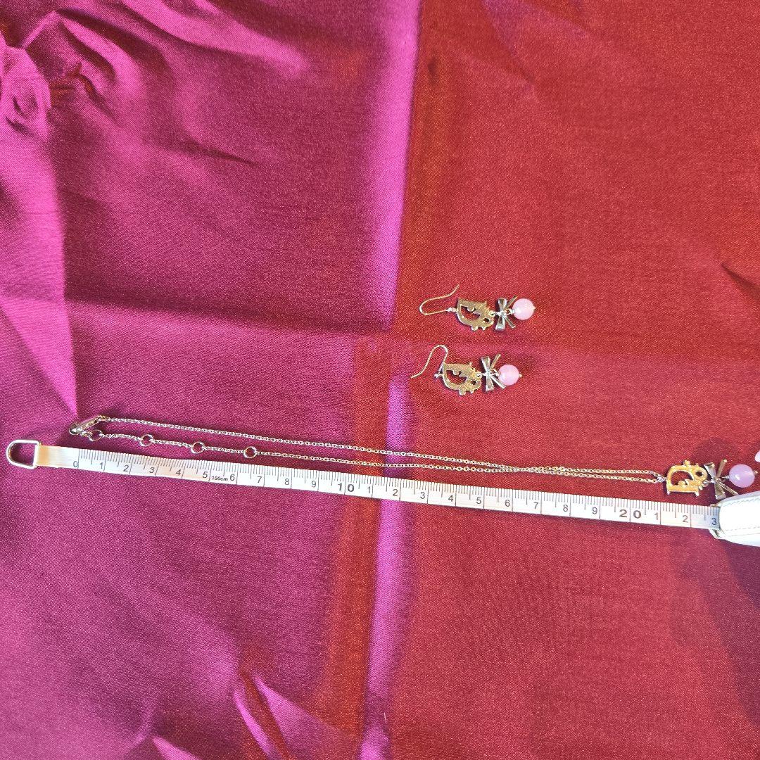 【Dior】 ディオール CD ネックレスとイヤリングセット♡