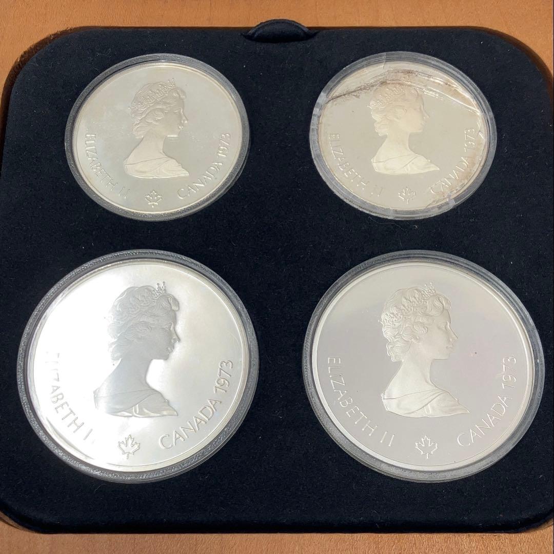 【希少】カナダ　モントリオールオリンピック　 1972年　海外銀貨　セット