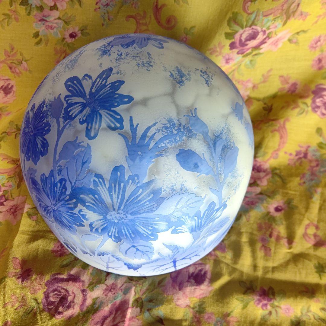 被せガラスのルームランプ 25.5cm