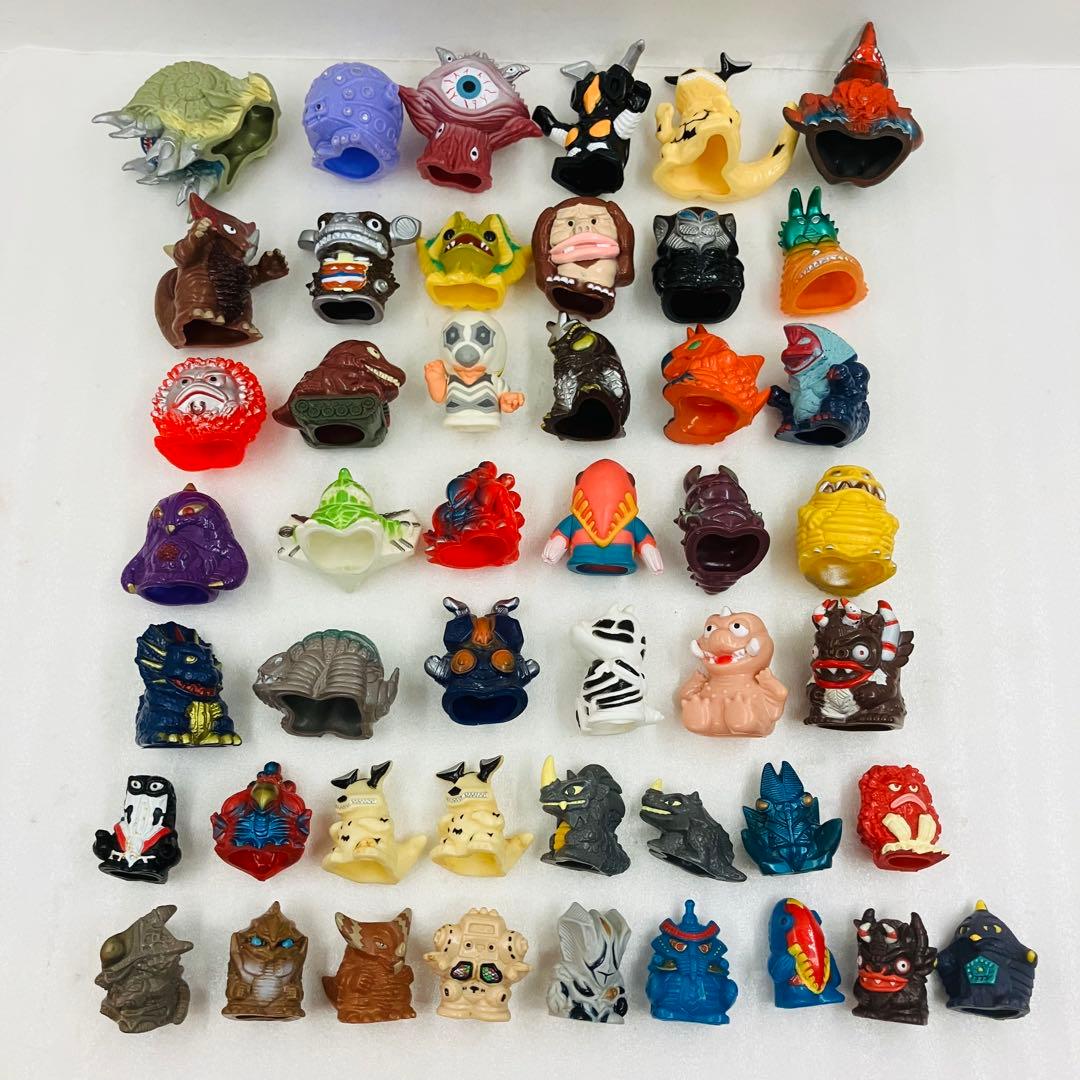 当時物／レア ウルトラマン 指人形 47個 まとめセット 怪獣