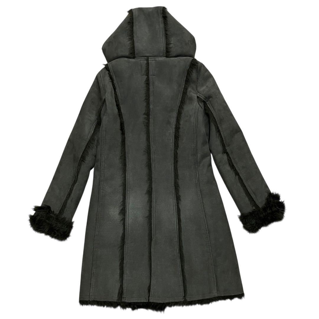 BUFFALO BOBS フェイクムートンコート　ロングコート コート S