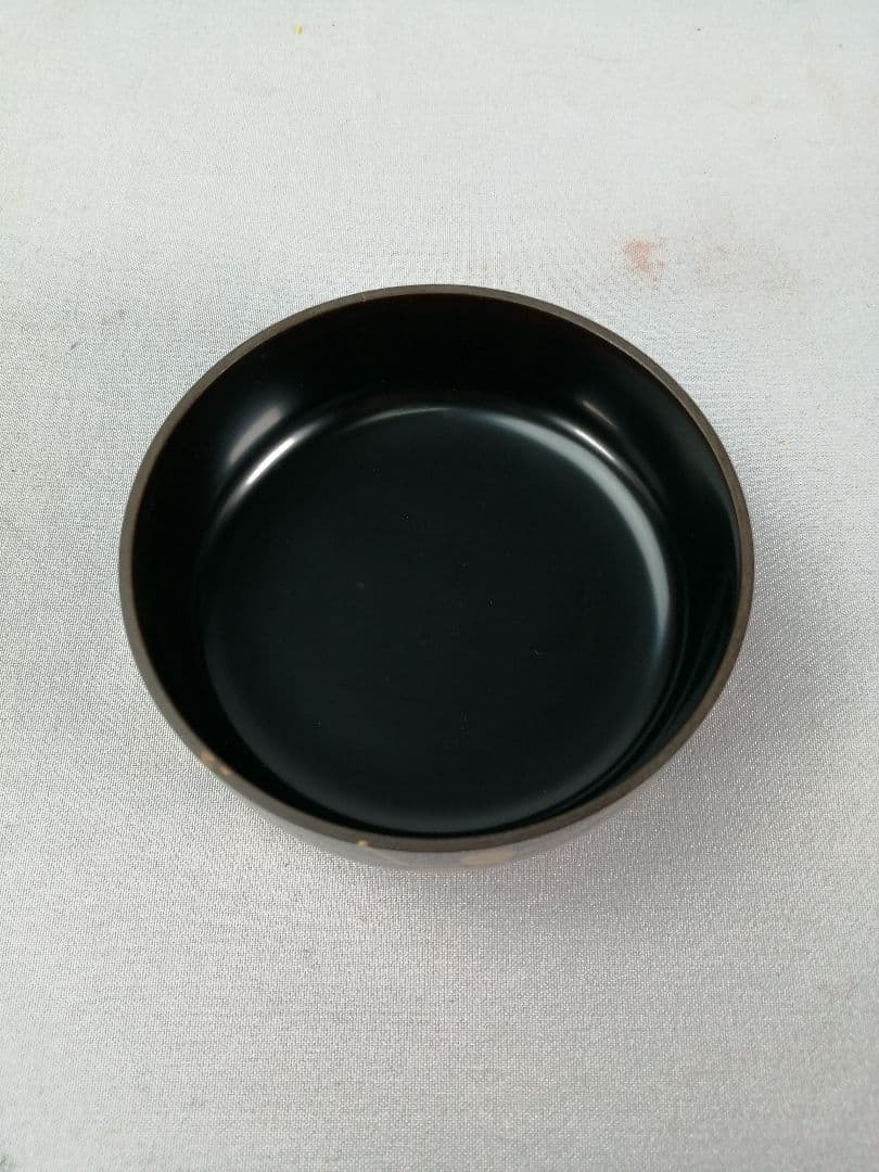 【茶事具】光月造　花蒔絵中棗　漆器　棗297