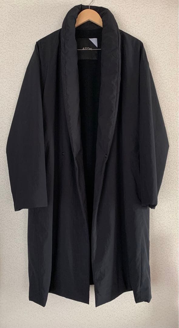 ATON ASAKO NYLON GOWN COAT エイトンガウンコート