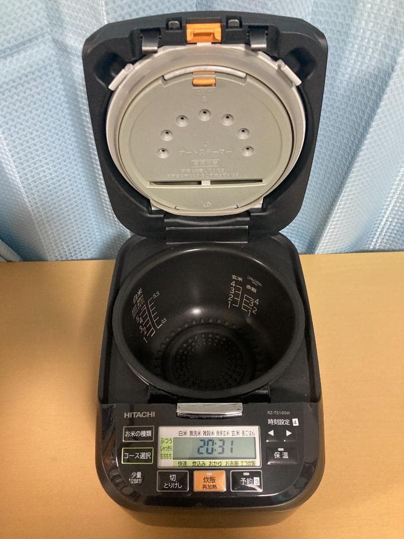 ★美品★22年製5.5合 日立 圧力&スチーム ふっくら御膳 RZ-TS105M