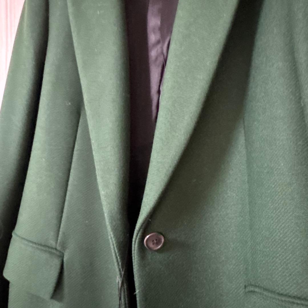 ZARA コート　グリーンMサイズ　MANTECO