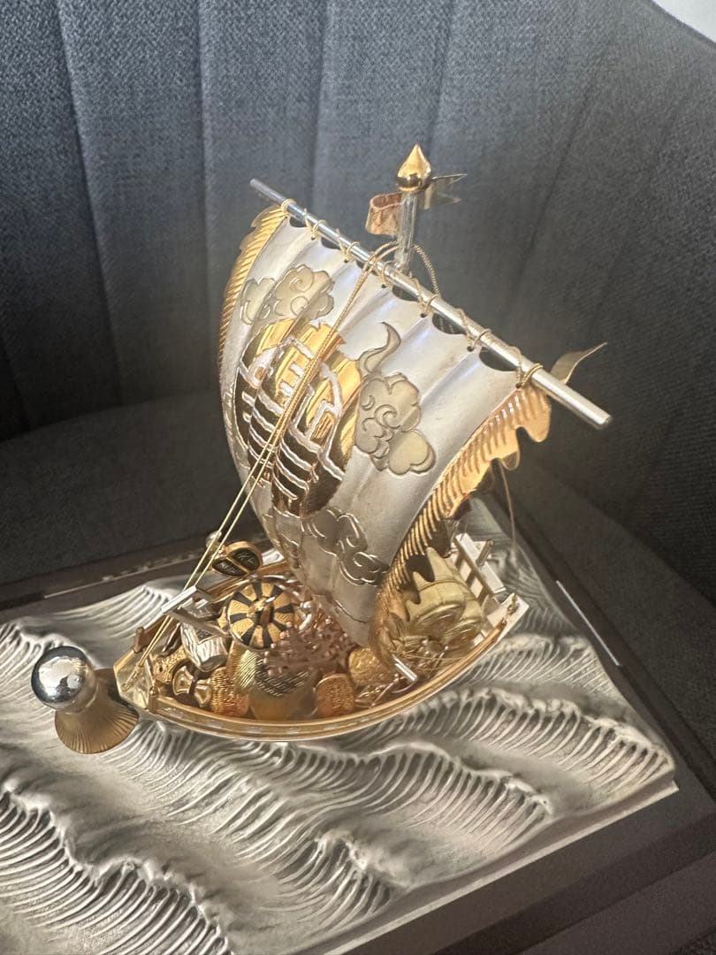 Rare 銀製 宝船 TAKEHIKO 関武比古 作 STERLING 985