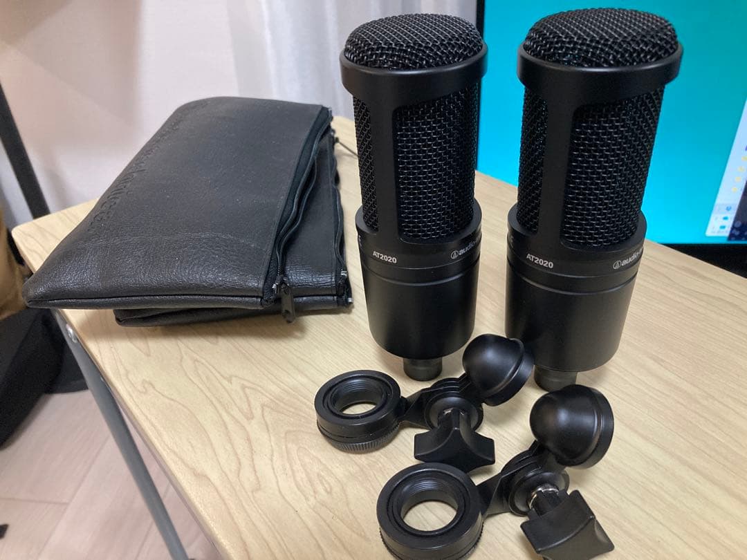 Audio-technica AT2020 コンデンサーマイク　2本セット