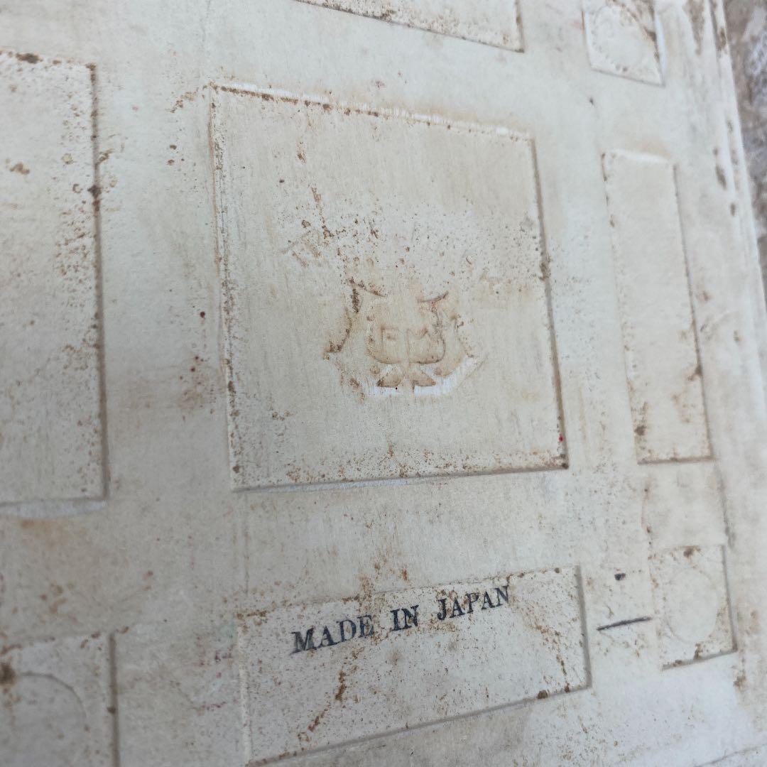 ハンドメイド日本製アンティークマジョリカタイル⑧Ａ４枚セット　プラナカンタイル