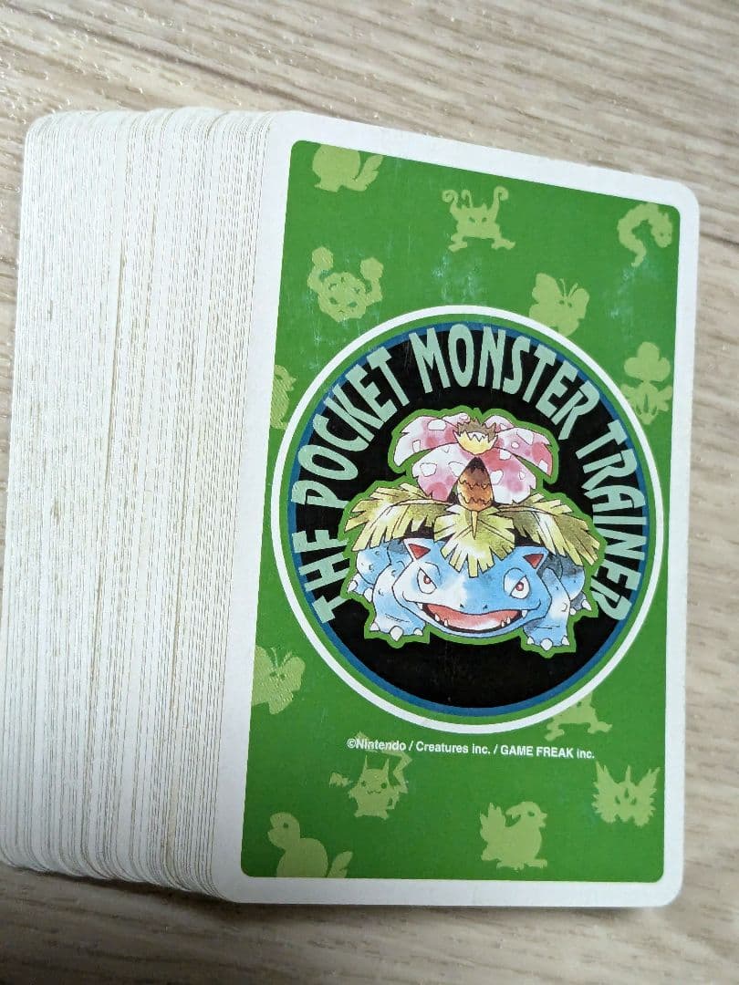 当時品　ポケモントランプ赤緑
