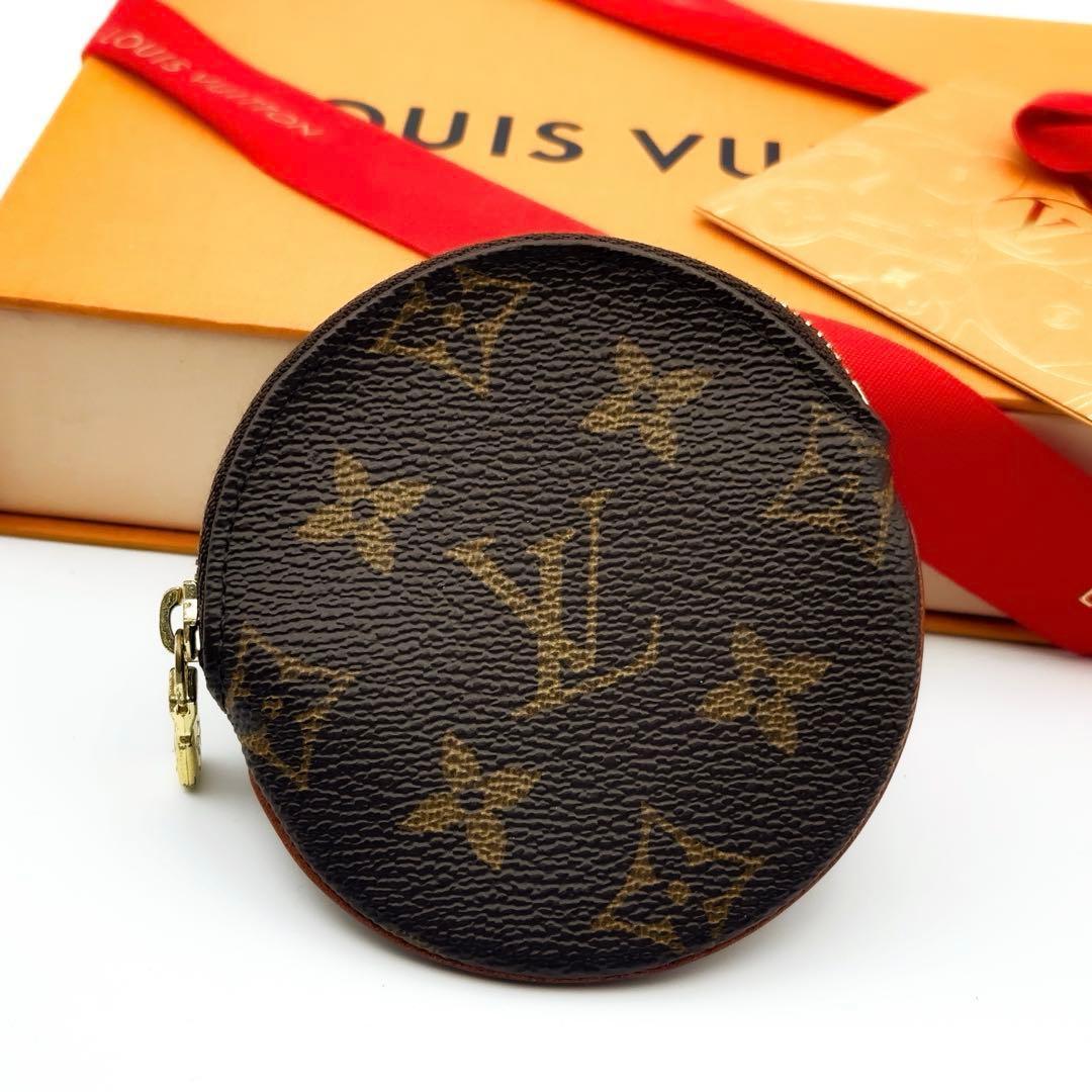 【使用感少】ルイヴィトン モノグラム ポルトモネ ロン ケース 小銭入れ