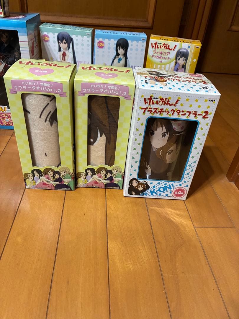 けいおん! プレミアム　フィギュア　オーディオプレイヤー　タンブラー　タオル