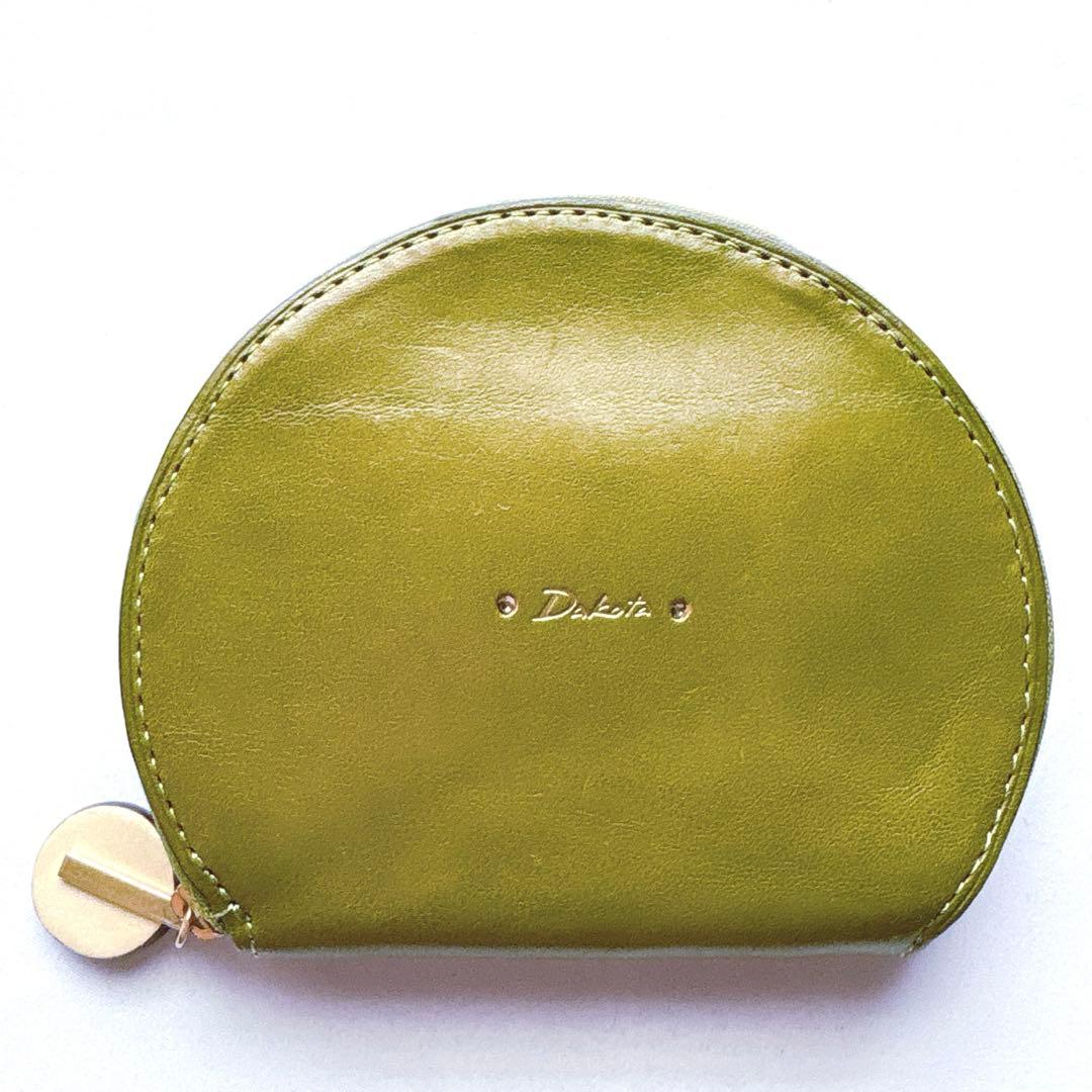 【美品】DAKOTA ダコタ チェルキオ 冬限定カラー 二つ折り財布 グリーン