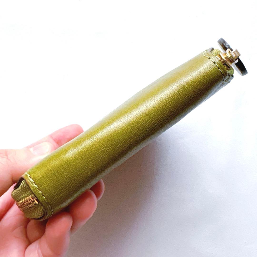 【美品】DAKOTA ダコタ チェルキオ 冬限定カラー 二つ折り財布 グリーン