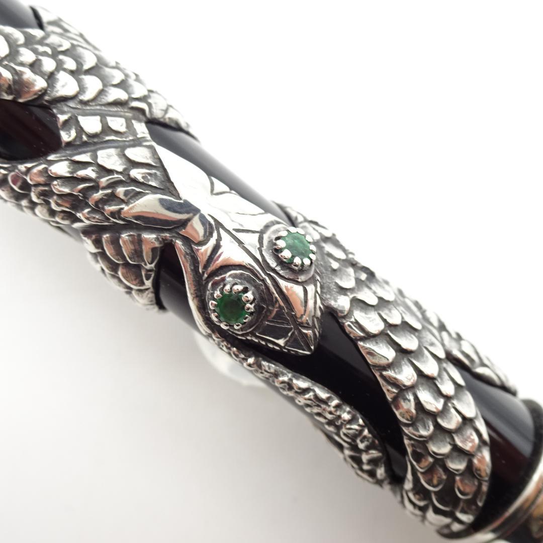 11601-1【希少】パーカー/限定/SV925/スネーク/万年筆/18K