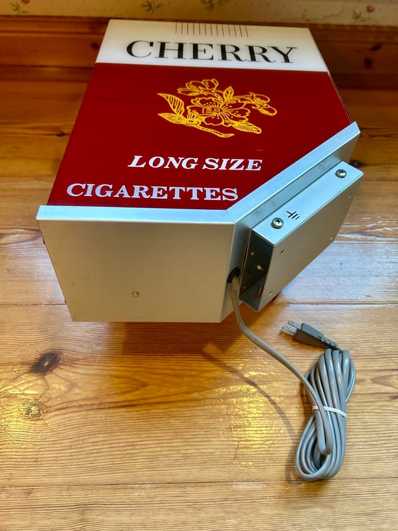 当時物 チェリー 電飾看板 CHERRY 煙草 昭和 レトロ アンティーク 昭和