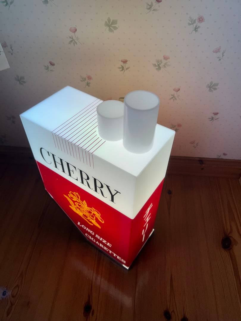 当時物 チェリー 電飾看板 CHERRY 煙草 昭和 レトロ アンティーク 昭和