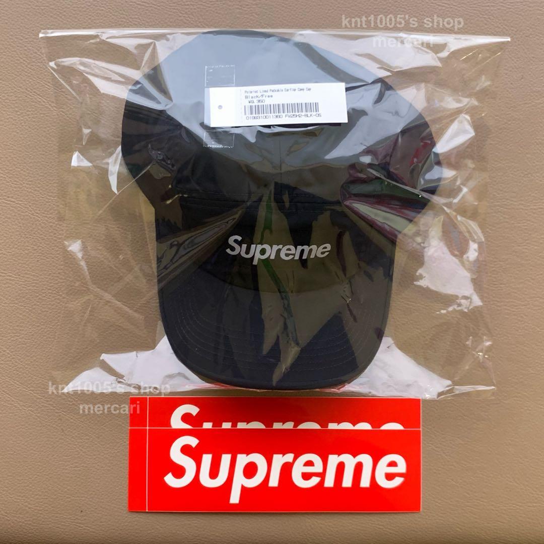 Supreme キャップ シュプリーム Earflap Camp Cap 黒