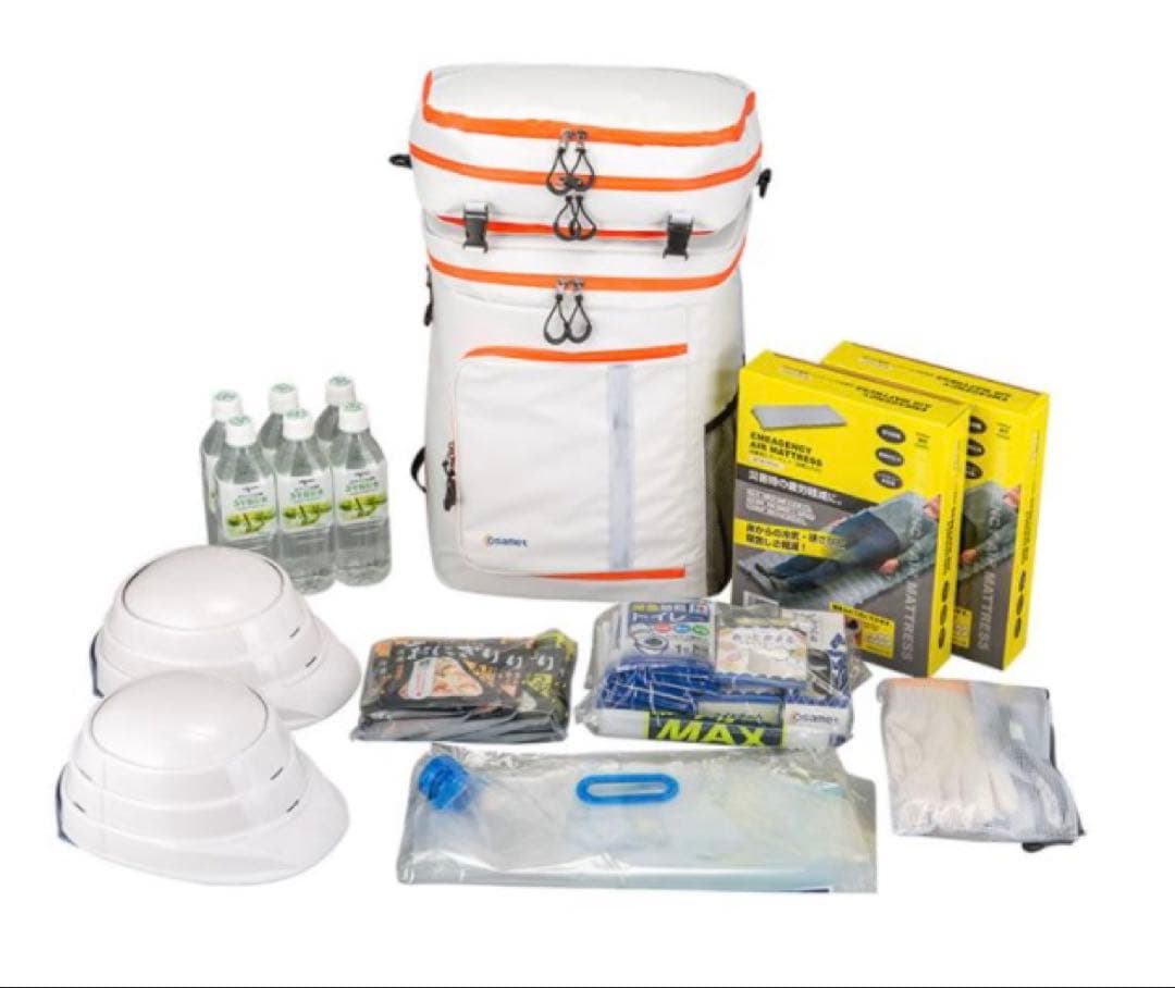 ★新品★オサメット　オリジナル防災リュック＆防災セット　2人用