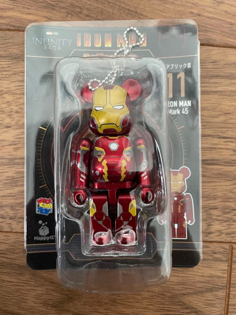 アイアンマン ベアブリック ペアボックス賞B ベアブリック賞6種　展示棚付き