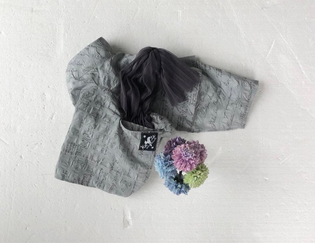 イタグレ　ウィペット　浴衣　グレー