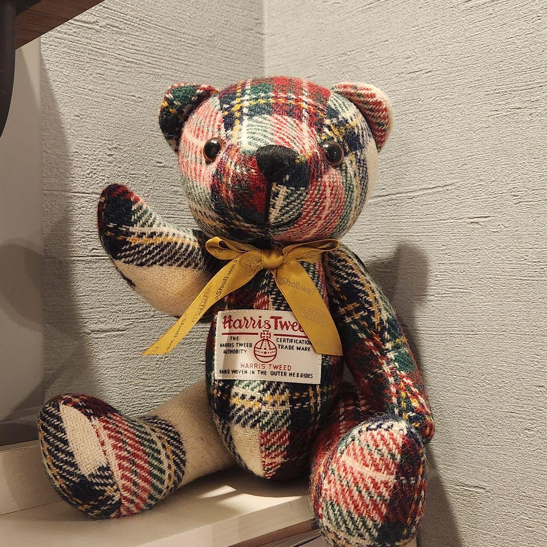 Harris Tweed チェック柄 ぬいぐるみ　レア