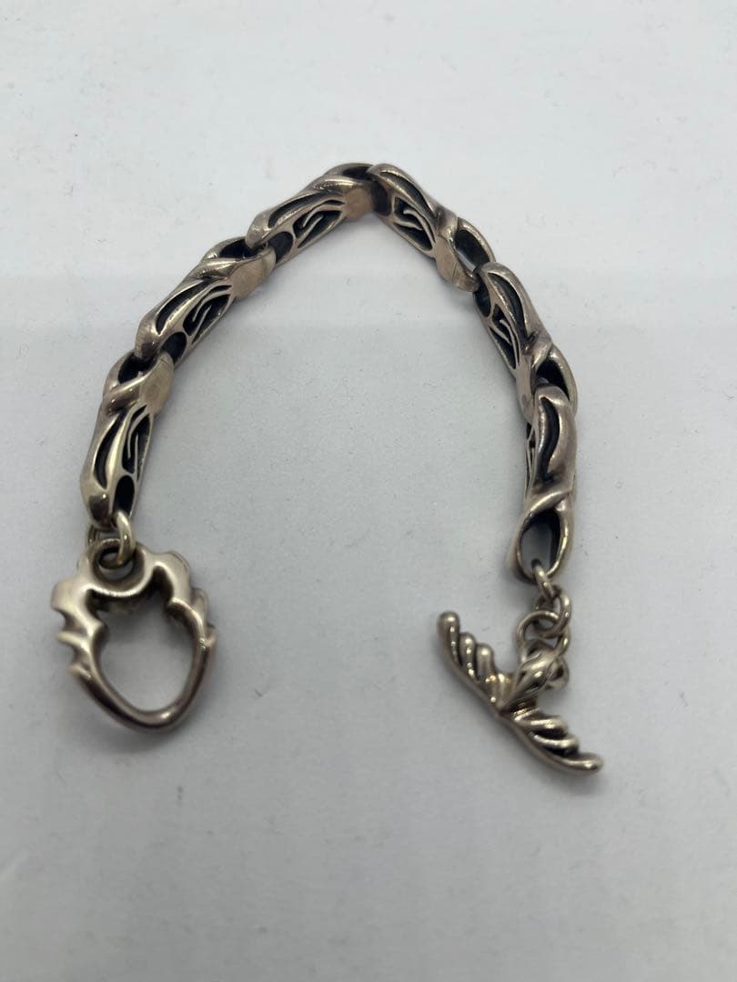 シルバー925 リンクチェーン ブレスレット 約20cm