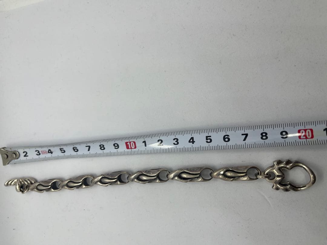 シルバー925 リンクチェーン ブレスレット 約20cm