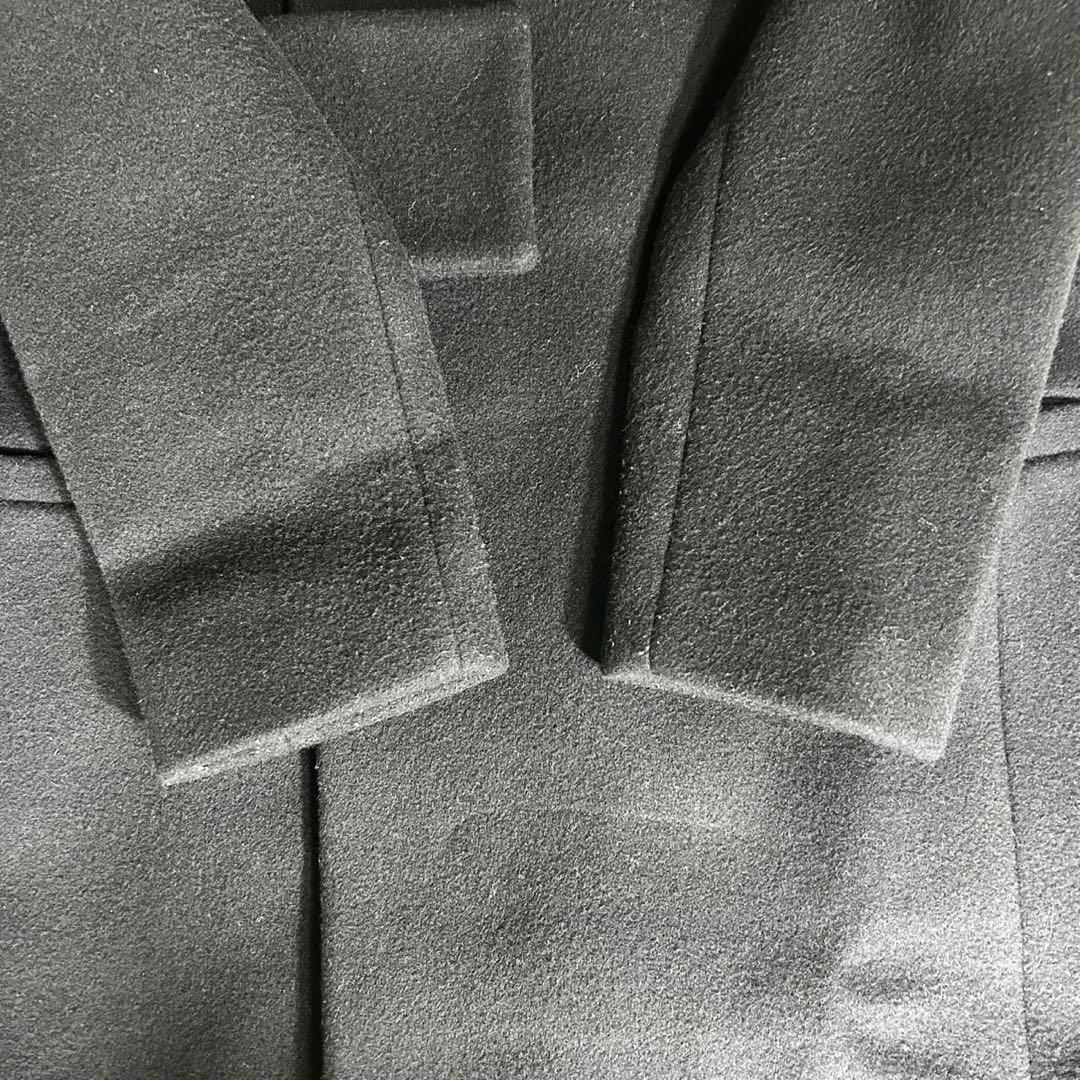 完売品✨UN3D. アンスリード アシンメトリー コート ノーカラー ブラック