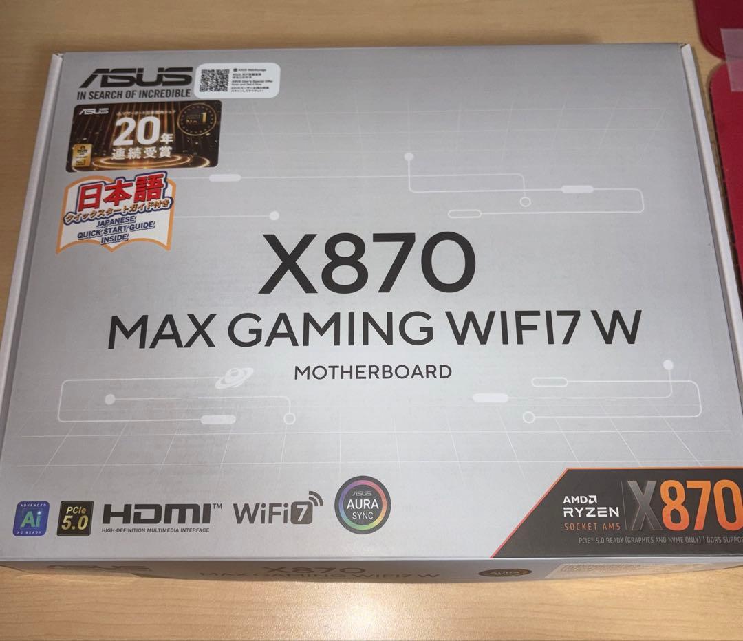 【訳あり/動作品/ほぼ新品】ASUS X870 MAX GAMING WIFI7