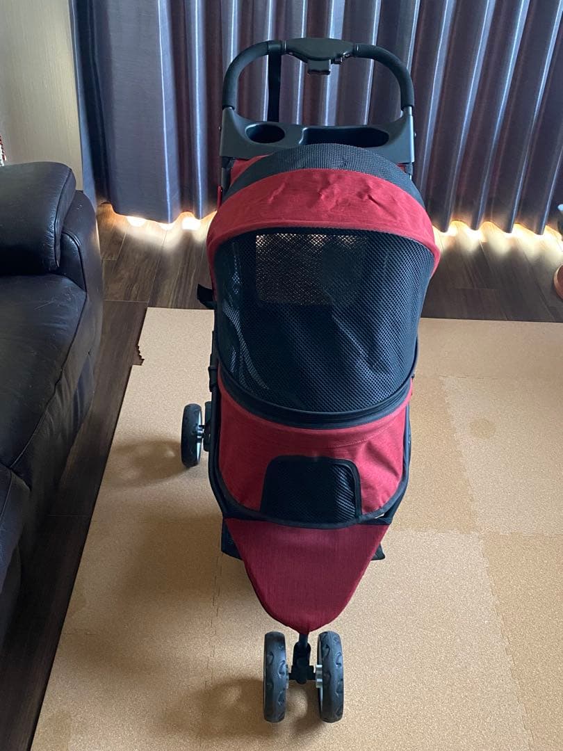 ペットカート　メッシュカバー付き