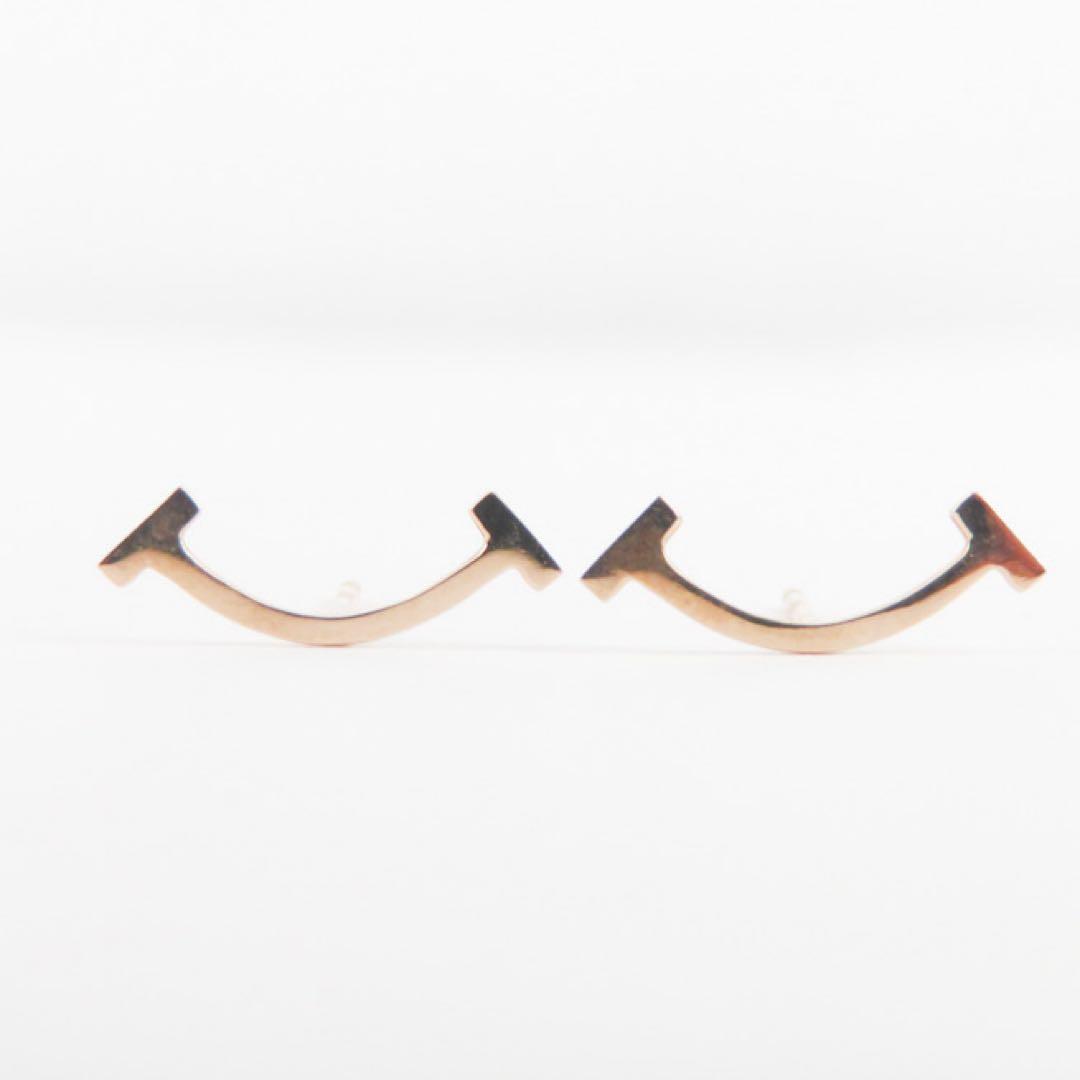 き*い様 【本物保証】K18PG スマイルピアス｜18金ピンクゴールド／スマイル