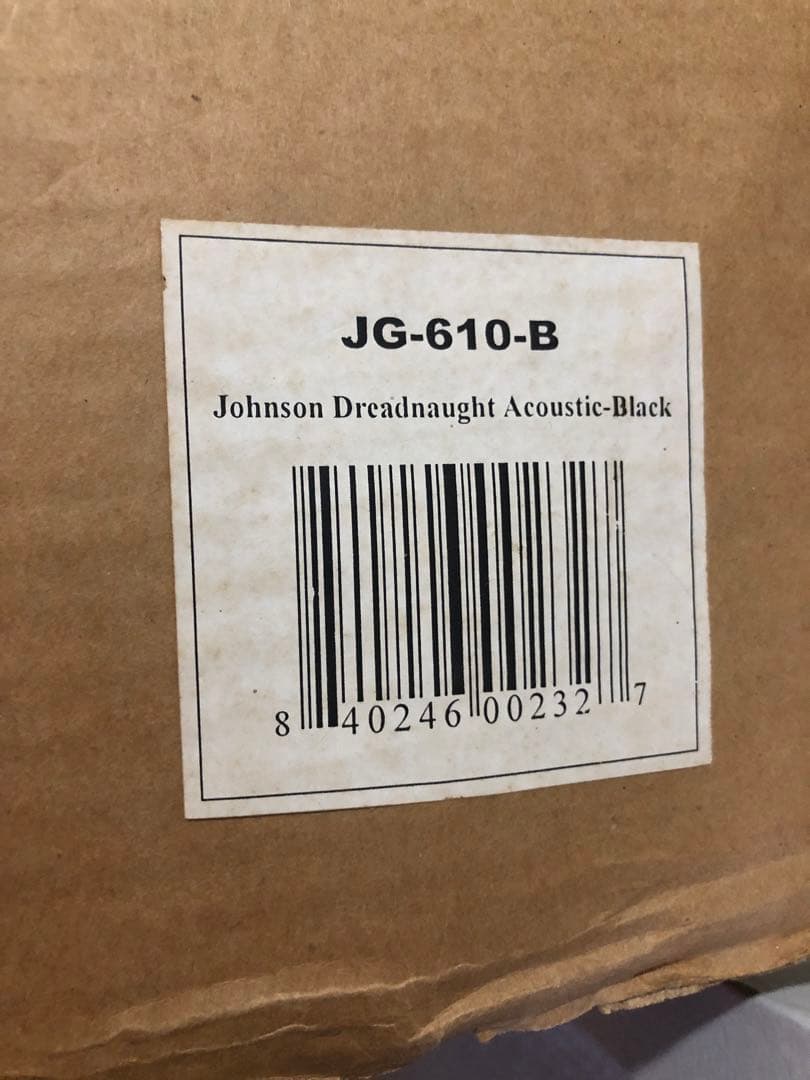 アコースティックギターJohnson 直筆サイン (JON BON JOVI)