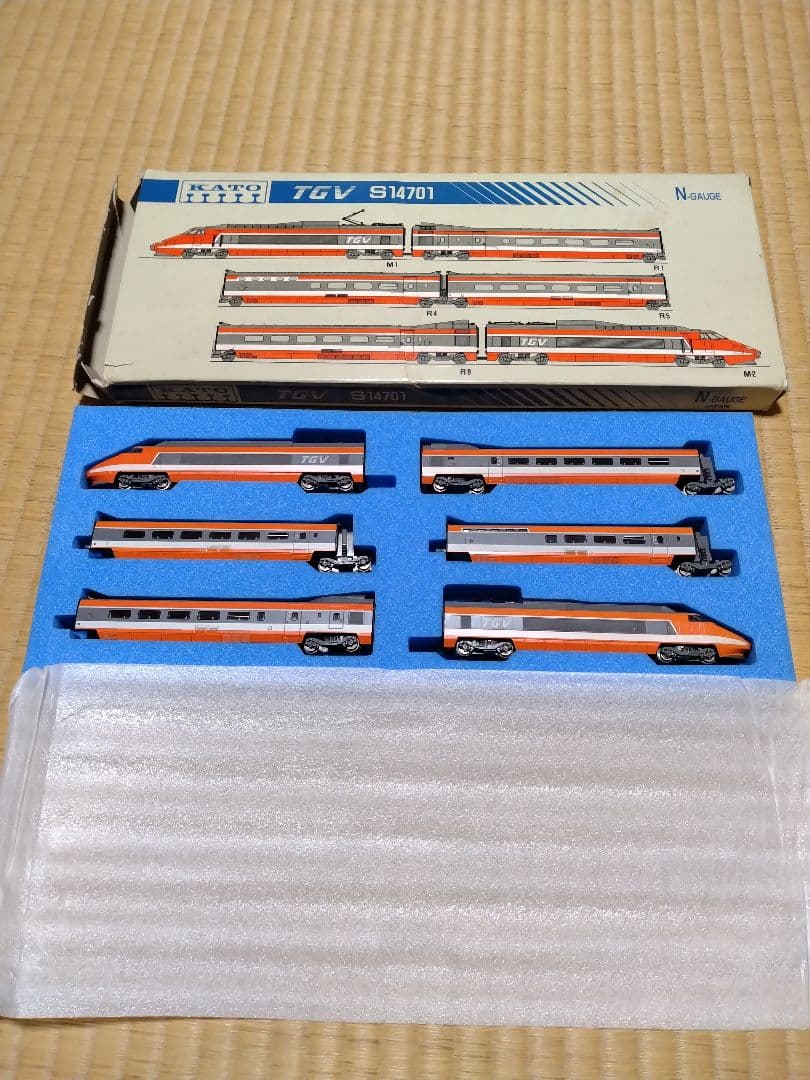 TGV S14701 Nゲージ 6両セット　フランス国鉄　鉄道模型　KATO