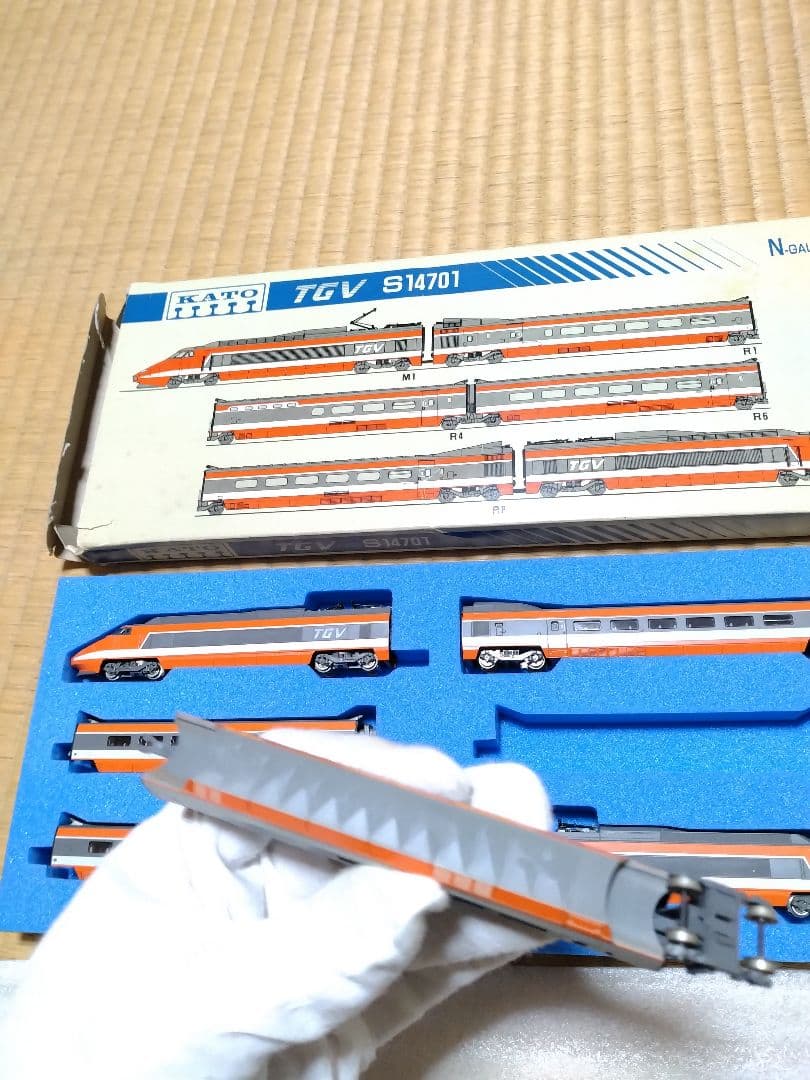 TGV S14701 Nゲージ 6両セット　フランス国鉄　鉄道模型　KATO