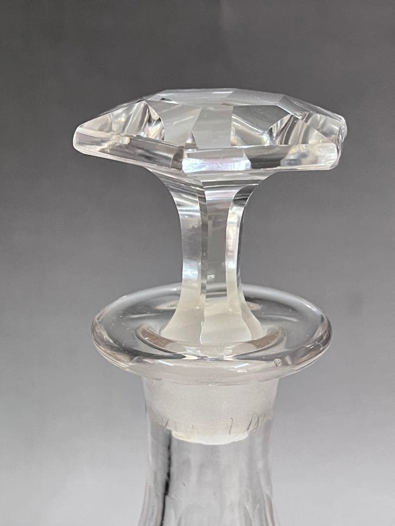 E620 明治ガラス　江戸切子ガラス　デキャンタ　江戸ガラス