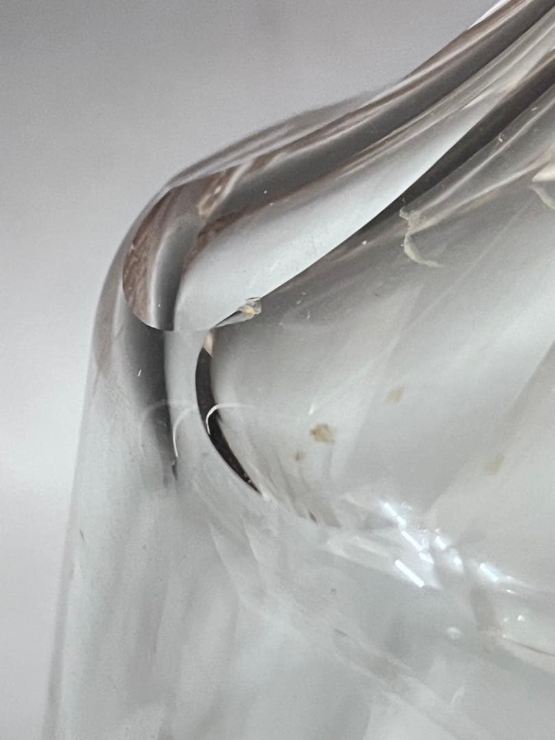 E620 明治ガラス　江戸切子ガラス　デキャンタ　江戸ガラス