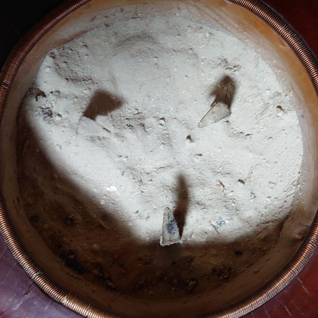 銀杏の木の、切りかぶを使った火鉢。