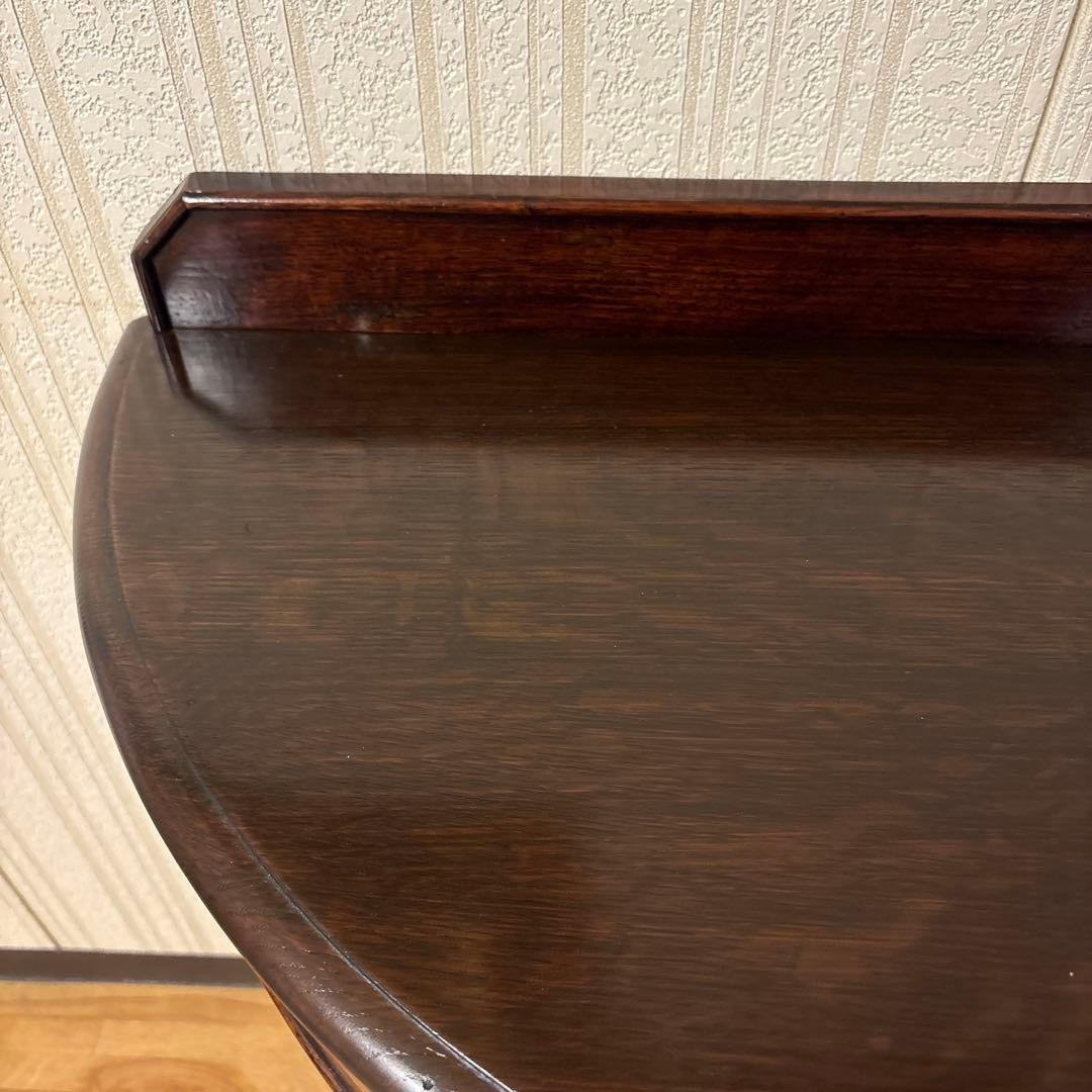 美品！イギリス アンティーク家具 コンソールテーブル花台ダークブラウン 英国製