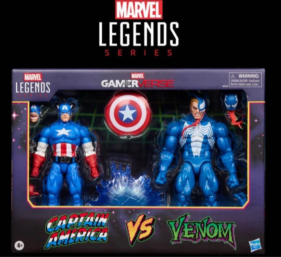 マーベルレジェンド ゲームシリーズ キャプテンアメリカ vs ヴェノム 6インチ