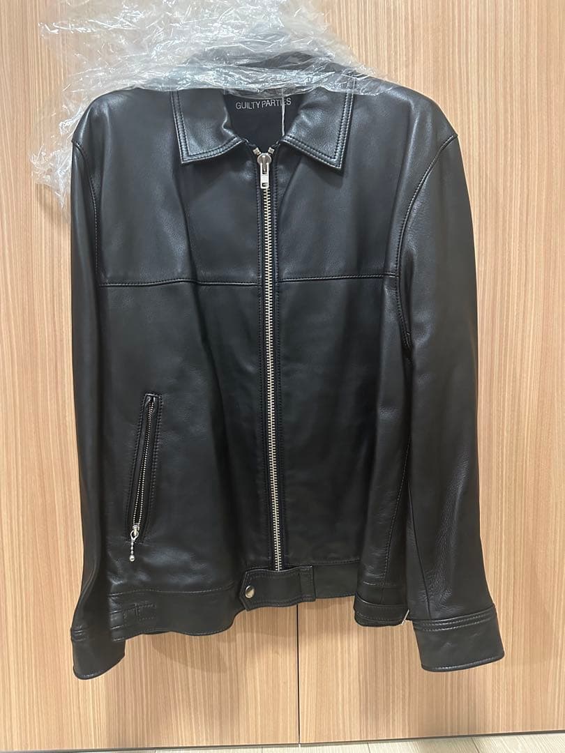 新品未使用　24SS 定価242000円　ワコマリア　レザーライダースジャケット