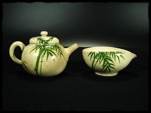 九谷 美山 茶器揃 茶器 c28