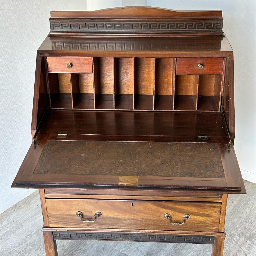 イギリス アンティーク 家具 ライティング ビューロー 英国 チェスト 539A